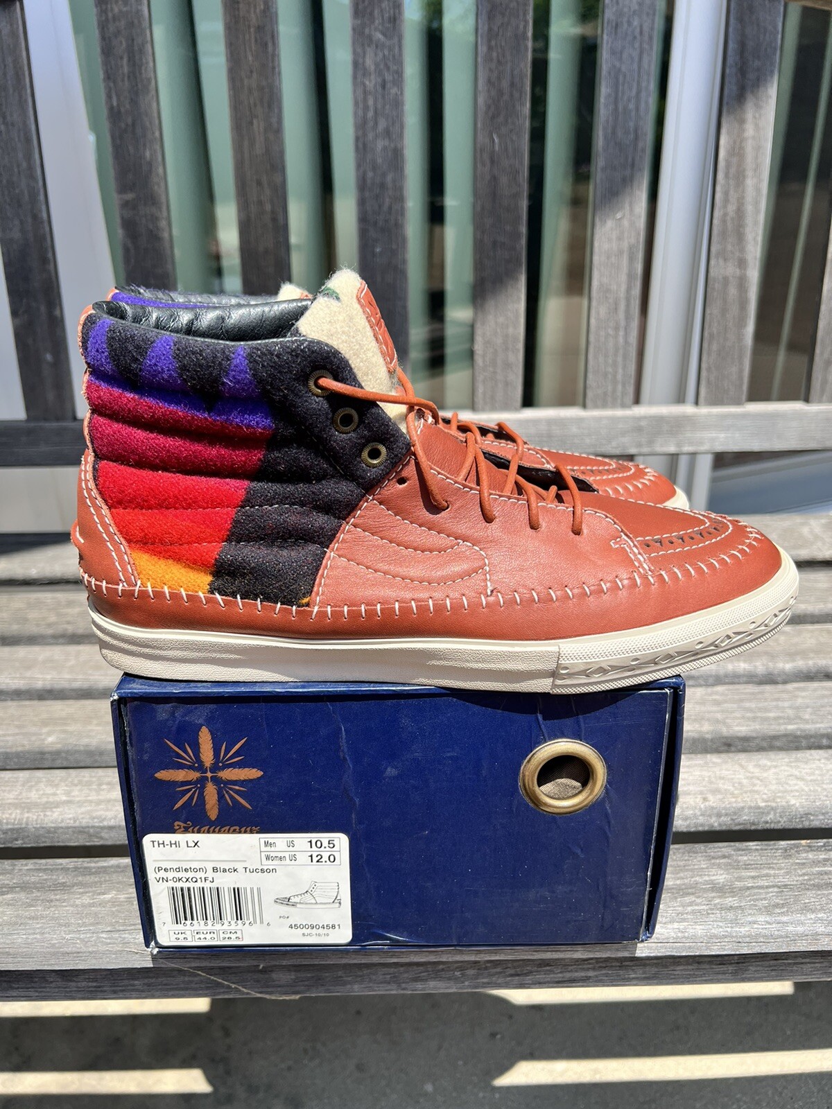 Pendleton x Taka Hayashi x Vans Vault TH Sk8-Hi Black Tucson Men’s Sz 10.5 Rare image 3