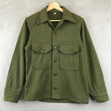 Vintage U.S MILITARY WOOL FIELD SHIRT ARMY SIZE S JACKET
