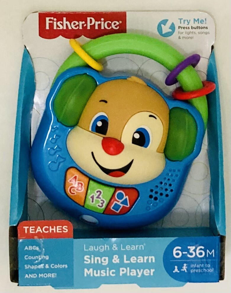 NIB Fisher-Price Laugh Learn Sing Learn Music Player Musical Infant Toy