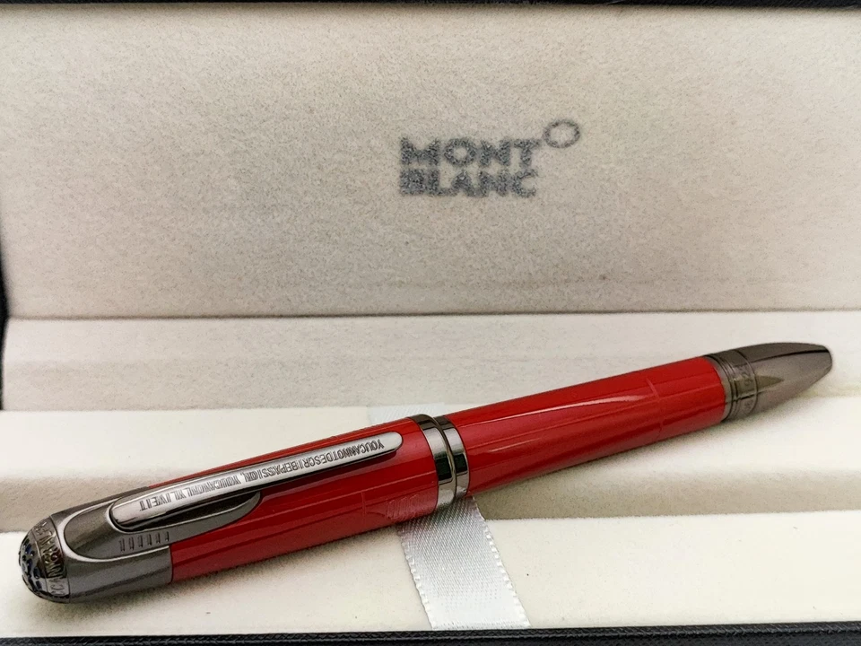 Pluma Estilográfica Montblanc Grandes Personajes Enzo Ferrari Plumín Negro | Recarga Vacía Foto 4 de 4