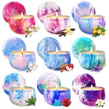 Aromatherapy Candles for 9 Pack, Scent Jar Candles Gifts for Women, Home Scen...