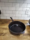 Vtg Wagner's 1891 Original 10 1/2" Chicken Fryer 3" Deep USA Cast Iron Cookware