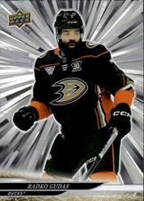 2024-25 Upper Deck #252 Radko Gudas Silver Outburst Anaheim Ducks.