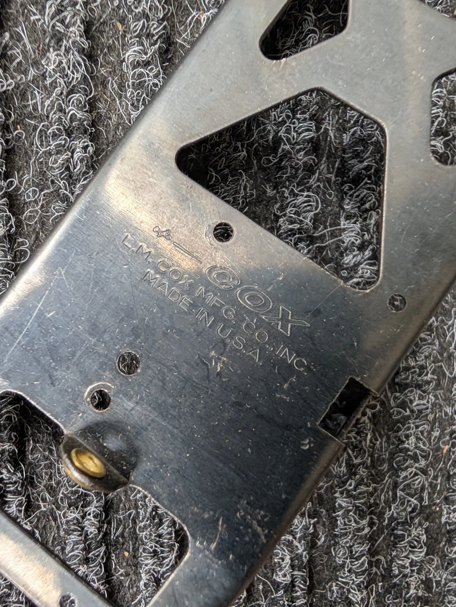 COX gasbetriebener Tether Rennwagen ~ FOR PARTS ~ schöner Vintage Chassis Rahmen