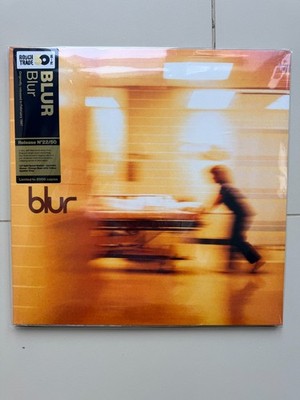 BLUR Blur Rough Trade 50th Anniversary Yellow Orange Splatter VINYL IN HAND