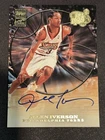 ALLEN IVERSON 99-00 Topps Tip-off ON-CARD AUTO AUTOGRAPH SSP RARE NMMT Or Better