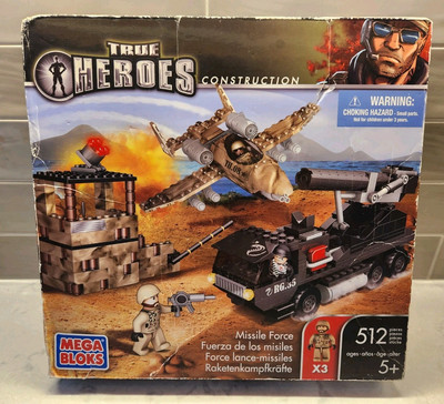 MEGA BLOKS True Heros Construction Missle Force NEW SEALED 2013 Toys ''R'' Us