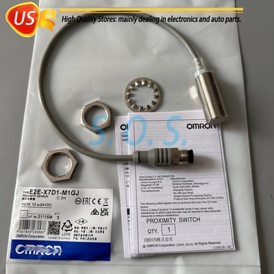 New For Omron E2E-X7D1-M1GJ E2EX7D1M1GJ Proximity Switch Sensor 12-24V 0.3M 4Pin