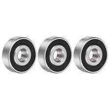 1620-2RS Deep Groove Ball Bearing, 3pcs 7/16" x 1-3/8" x 7/16", Z2 Double Rubber