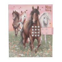 Depesche 13236 Miss Melody - Dagboek Met Cijfercode En Geluid, Boek In Roze En G