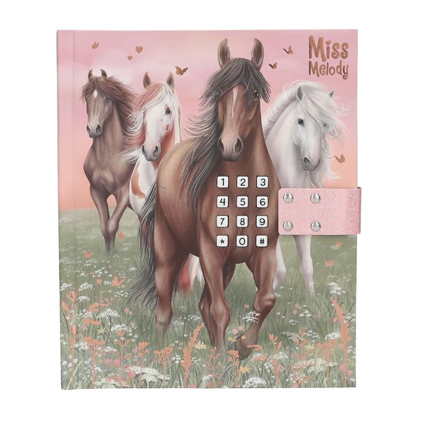 Depesche 13236 Miss Melody - Dagboek Met Cijfercode En Geluid, Boek In Roze En G-image
