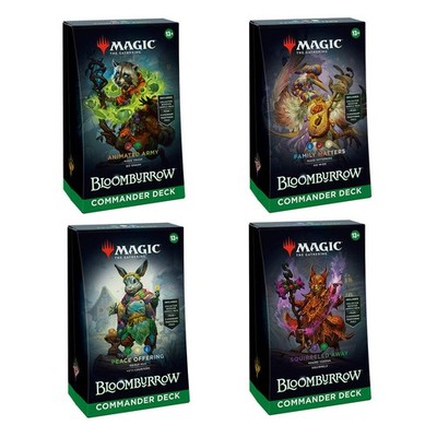 Magic Bloomburrow Commander Decks (Set of 4) | eBay