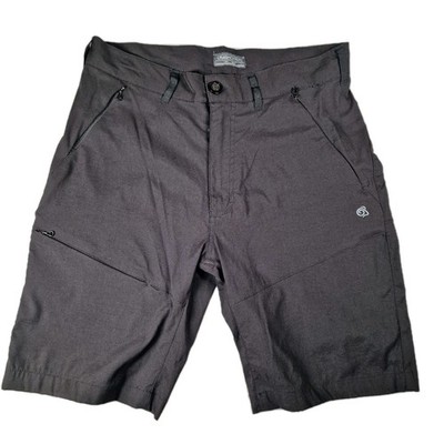 Craghoppers Pro Stretch Wandershorts Herren 30 grau Reißverschlusstasche Outdoor