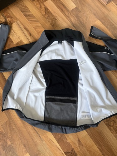 Gore Bike Wear Herren Windstopper Jacke / grau-schwarz / Gr.M - Bild 8 von 9