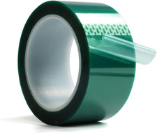 1 Roll of Polyester High-Temperature Masking Tape, PET Tape with Silicone Adhesi