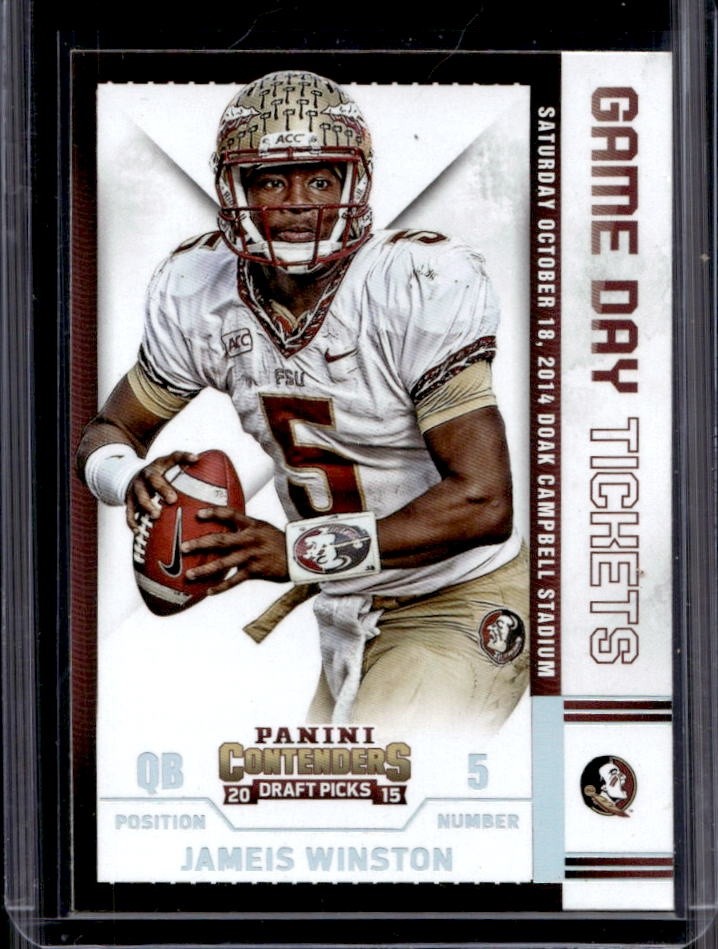 Jameis Winston Panini Contenders Draft Picks Game Day Tickets #22 Base