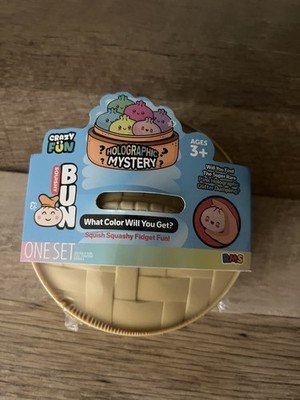 RMS Crazy Fun Mystery Dumpling Pink Holographic Edition Squishy Bun Sealed!