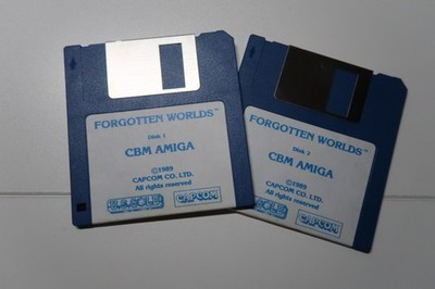 Forgotten Worlds US Gold / Capcom ~ Amiga Spiel getestet & funktionsfähig