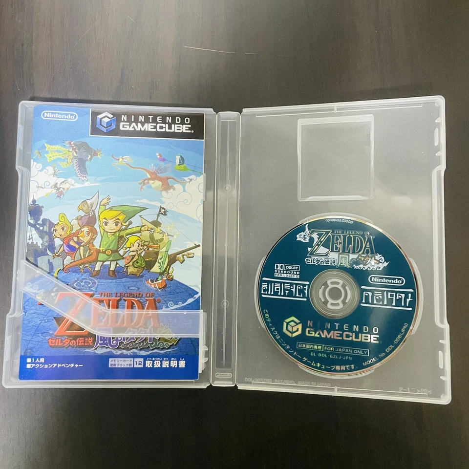 The Legend of Zelda Wind Waker Nintendo Game Cube 2011 Japanese Version Retro - Image 3 of 4