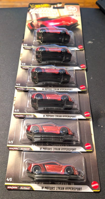 hot wheels premium 2026 w motors lykan hyper sport #4/5 red new hw f&f 25th