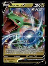 Rayquaza V 110/203 Holo V Rare Evolving Skies Pokemon 2021