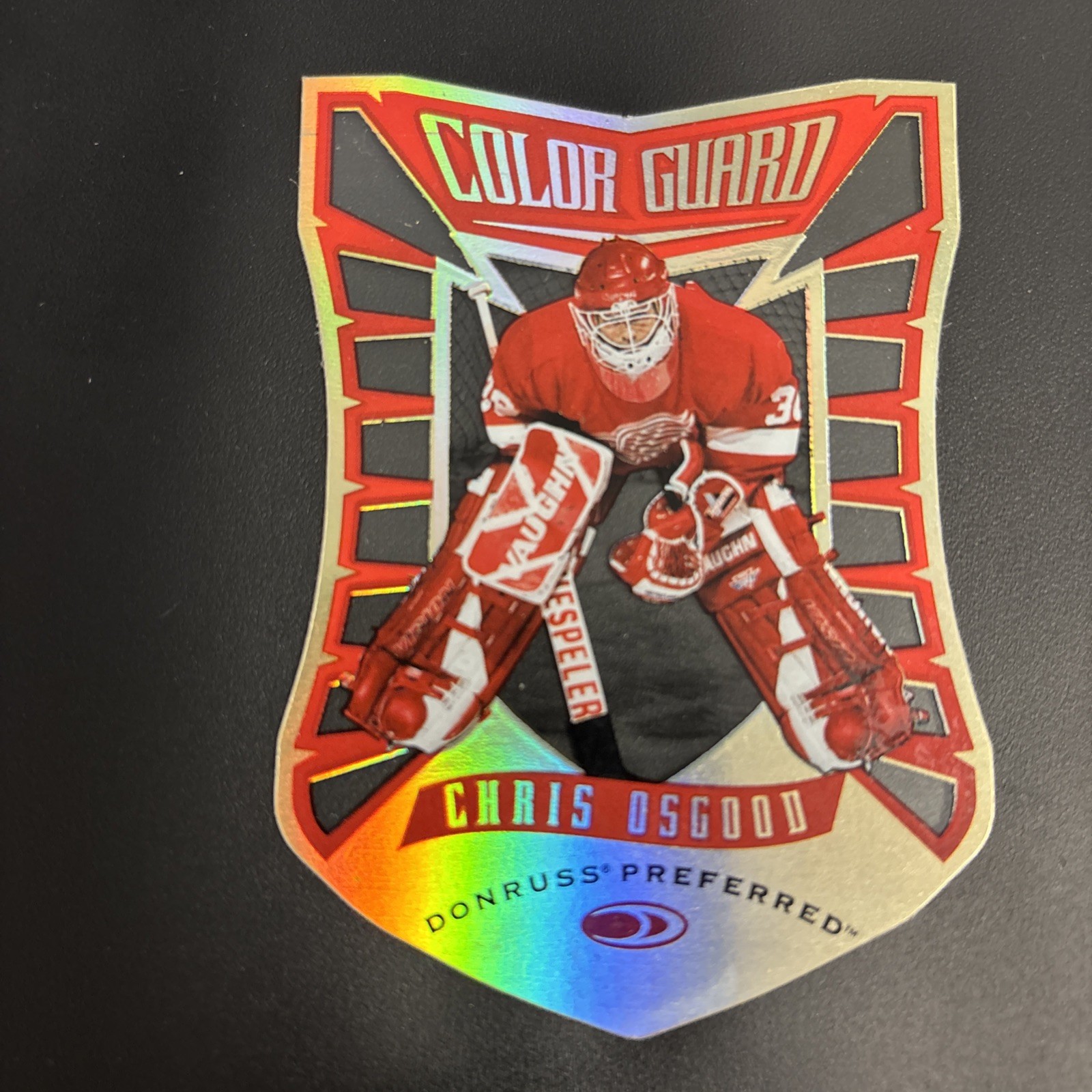 1997-98 Donruss Preferred - Color Guard Chris Osgood #7 /1500
