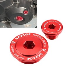 1 Paar Kurbelgehäusedeckel gerader Schraubverschluss für HONDA XR250R/L XR650R/L