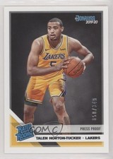 2019 Panini Donruss Rated Rookie Press Proof Silver /349 Talen Horton-Tucker tg7