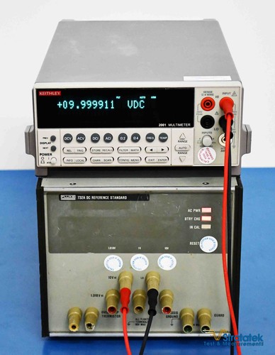 Fluke 732A DC Voltage Reference Standard 10V DC Calibration - Bild 2 von 7