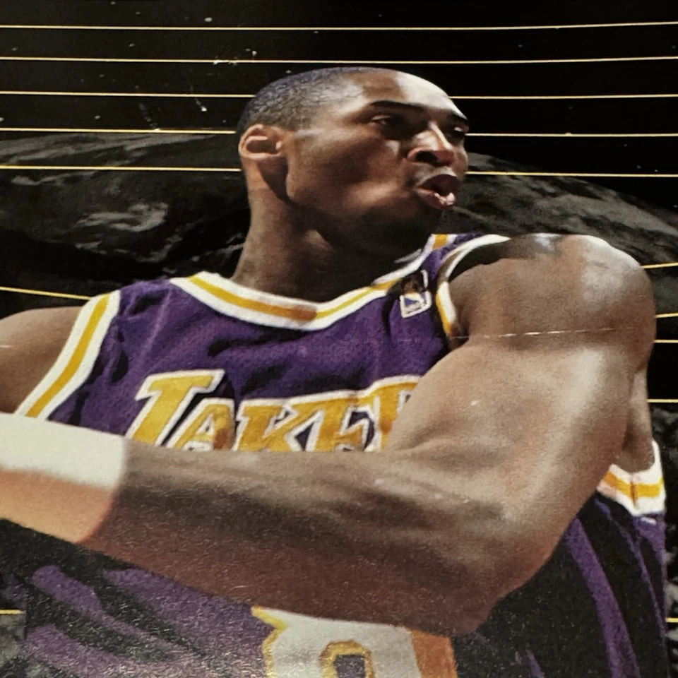 Vintage 1997 Rookie 8 Bryant Mamba Lakers Poster Earth To Kobe 16x20 - Image 2 of 4