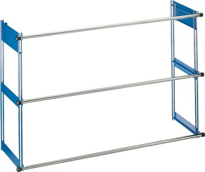 Normfest Chromwandhalter für 3 Kompaktrollen   max. Rollenbreite 75 cm