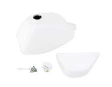 TBPARTS TRAILBIKES WHITE HONDA Z50 Z 50 K3-78 FUEL GAS TANK & SIDE COVER