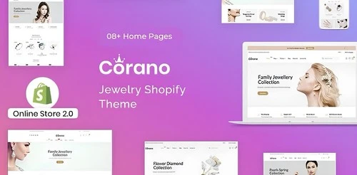 Shopify Theme Corano, Multipurpose eCommerce Business Site Web & SEO