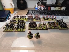 Wargames Atlantic Samurai 10mm Army Fully Painted And Based with command