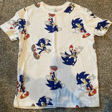 Old Navy Sonic the Hedgehog Boys Short Sleeve T-Shirt Size Large 10-12 