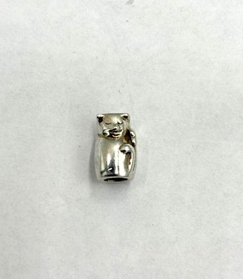 Chamilia 925 Sterling Silver Sleeping Cat Charm