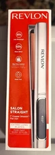 REVLON Salon Straight 1" Copper Smooth Flat Iron with Extra Long Plates NEW