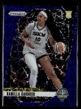 2024 Panini Prizm WNBA #93 Kamilla Cardoso Blue Velocity Prizms