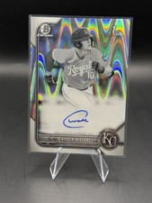 2022 Bowman Draft - Chrome Draft Pick Autographs Cayden Wallace #CDA-CW Black &