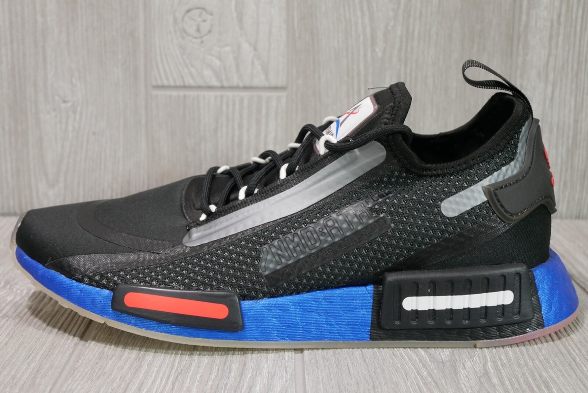 New Adidas NASA x NMD_R1 Spectoo Core Black Men's US 8.5 11