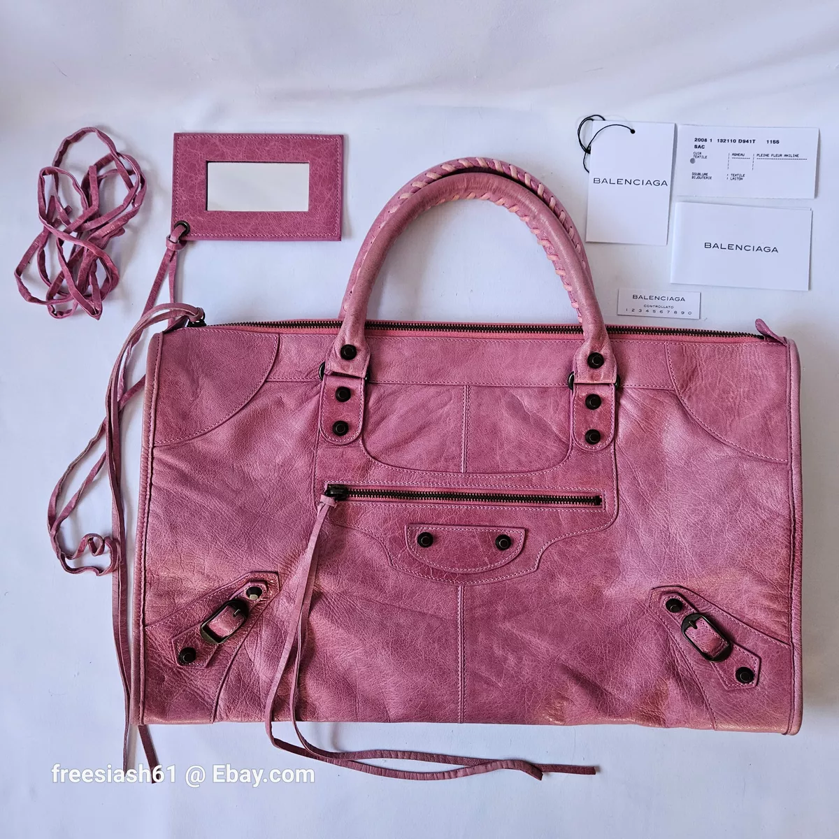 Balenciaga motocross shop classic city bag