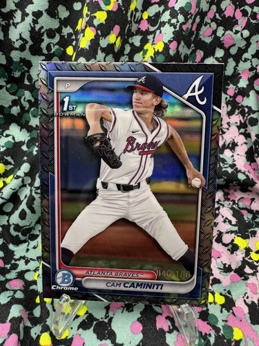 Cam Caminiti - #040/100 - STEEL REFRACTOR - 2024 Bowman Draft - BDC-20 - 1ST