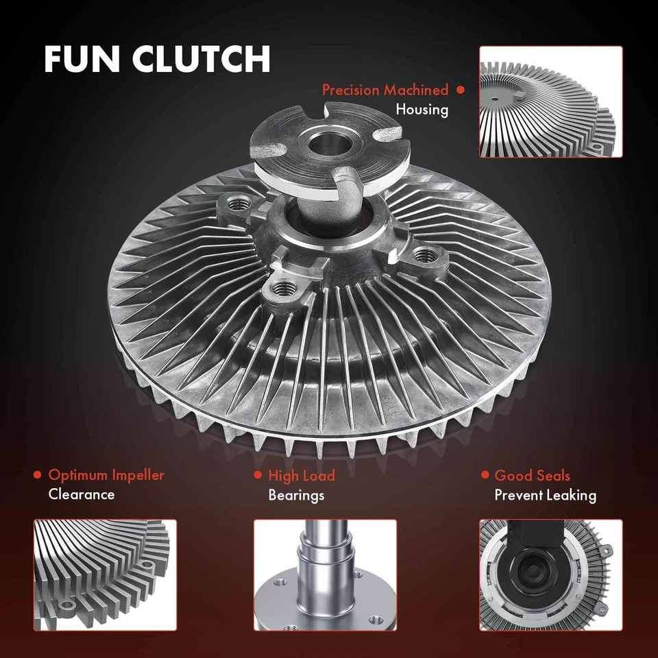 Embrague ventilador radiador para Chevrolet G10 C1500 2500 3500 K1500 R20 R2500 GMC G1500 Foto 3 de 4