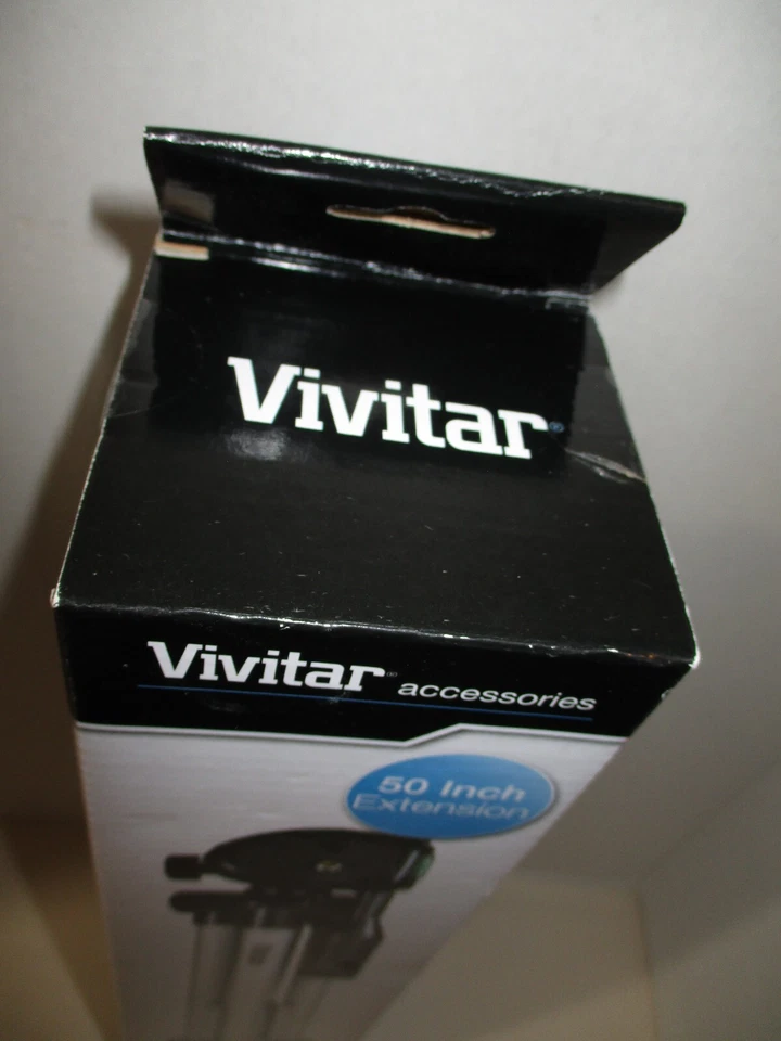 Photo Video Light Vivitar 50" Tripod & Case for Canon Vixia HF W10 WII + Others - Image 2 of 4