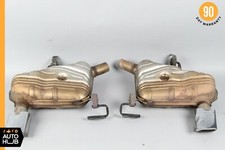 08-10 Mercedes W164 Ml550 Rear Left Right Side Exhaust Muffler Tip Set Oem