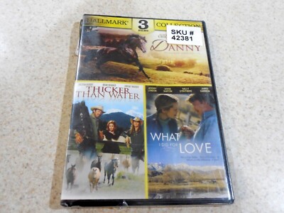 Hallmark 3 film collection dvd DANNY Thicker than Water What I love sealed New