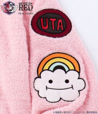 One Piece Film Red Movie Uta Hoodie Pink Peach John Collaboration