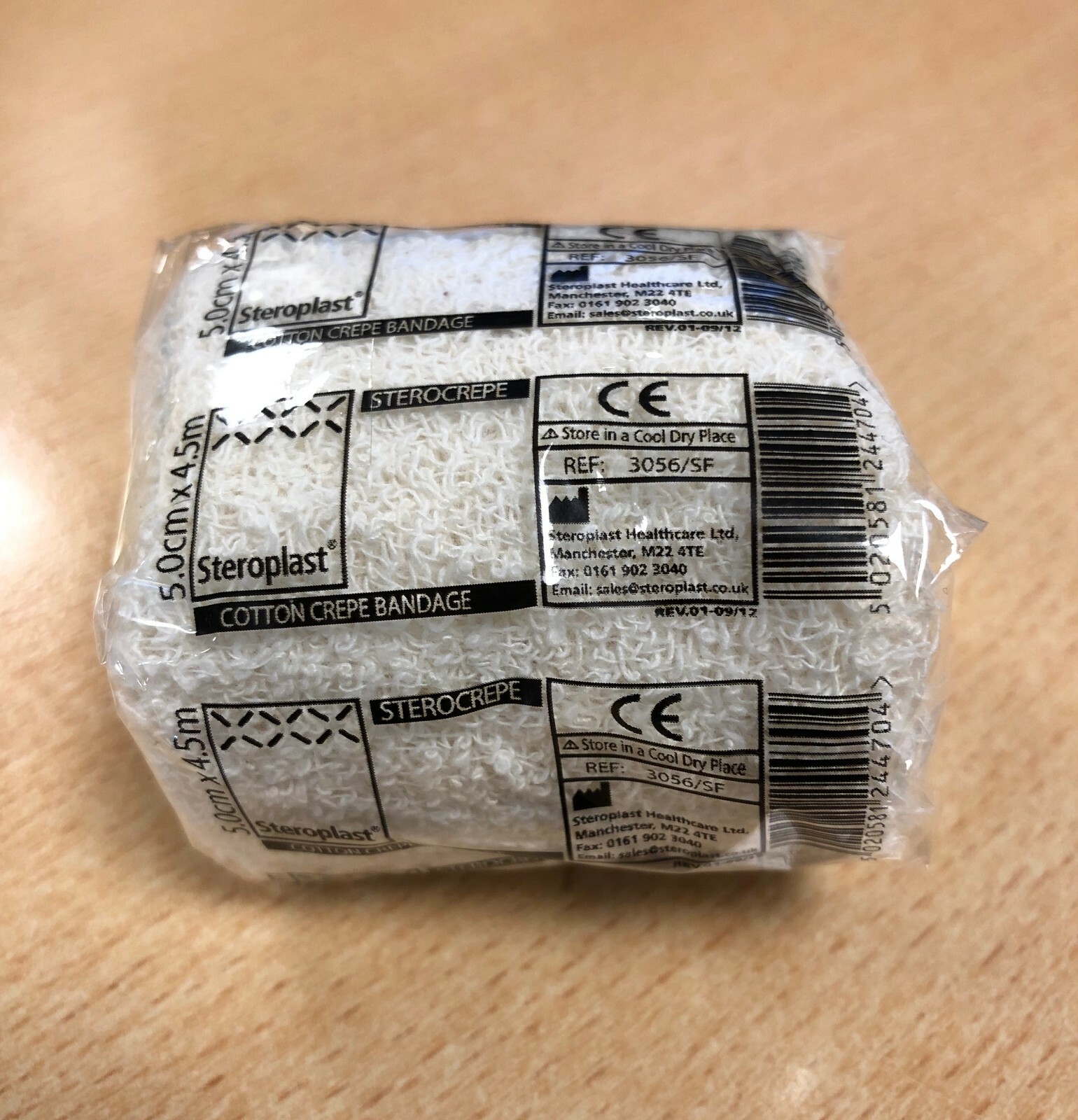 Quality Crepe Bandages First Aid (5cm x 4.5m) 12 Rolls Sterocrepe