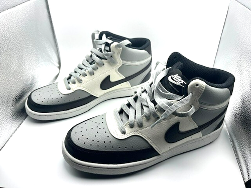 Nike Court Vision Mid Next Nature LT Smoke Grey/Blk DN3577-002 8.5 M US Sneaker - Picture 4 of 9