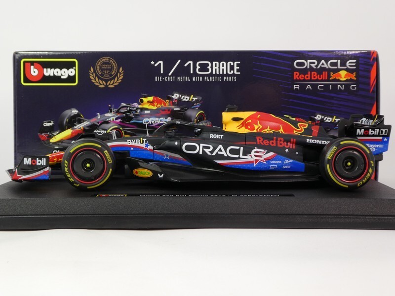 Burago Red Bull RB19 #1 Verstappen Winner Austin GP 2023 1